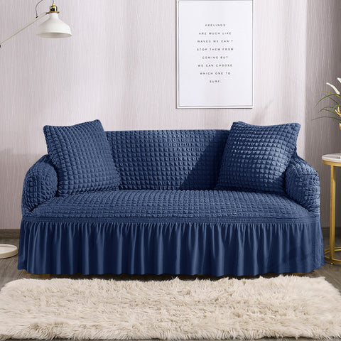 BUBBLE  SOFA COVER - Blue